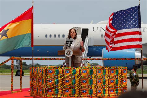 Kamala Harris Arrives In Ghana Kicking Off Weeklong Africa Visit To