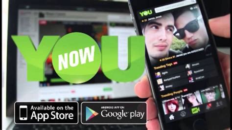 Qué es YouNow Review en Español Google play App store google play App