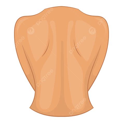 Estilo De Dibujos Animados Icono De Espalda De Mujer PNG Dibujos Mujer