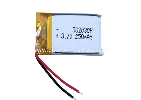 250mah 37v Lipo Battery 502030 Wireless Keyboard Li Polymer Rechargeable Battery