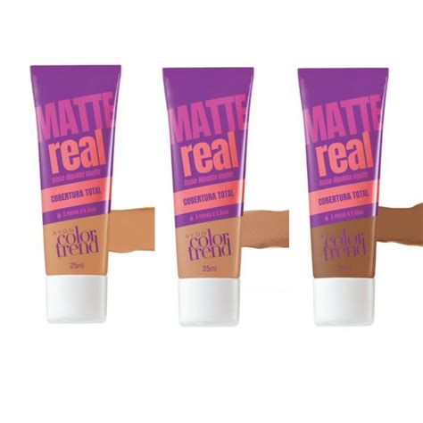 Base L Quida Matte Avon Color Trend Matte Real Ml Shopee Brasil