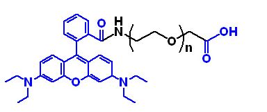 Rb PEG2k COOH罗丹明聚乙二醇羧基Rhodamine PEG Acid罗丹明B可以很容易追踪粉红色和红色荧光 UDP糖丨MOF