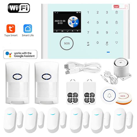 Tuya Wifi Gsm Alarm System Smart Home Security For Google Assistat Sale