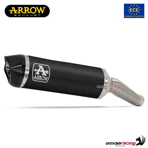 Arrow Exhaust Urban Slip On Aluminum Dark Approved For Kymco Ak550