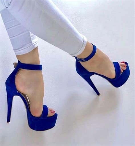 Pin On Royal Blue Azul Real Heels Shoes Heels Classy Cute Shoes Heels