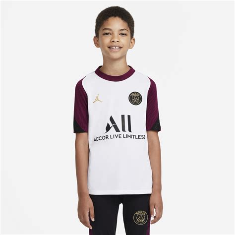 Maillot Entra Nement Junior Psg Blanc Violet Sur Foot Fr