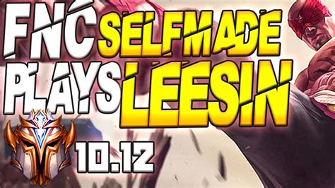 FNC Selfmade Plays Lee Sin Jungle Feat FNC Nemesis Diana 10 12 YouTube