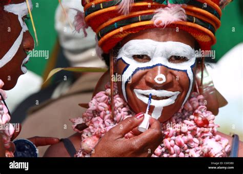 Tribal People Of Papua New Guinea At The Mount Hagen Cultural Show 2010