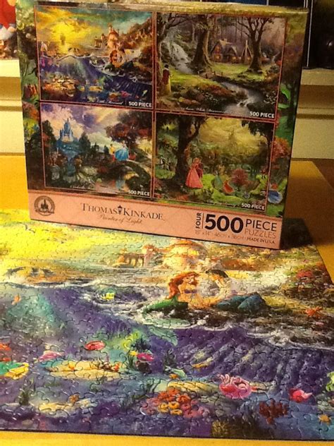 Thomas Kinkade Disney Puzzles To Frame I Love These Pictures They