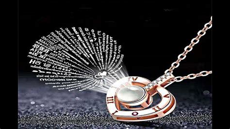 Волшебный кулон со световой проекцией на 100 языках мира. - YouTube