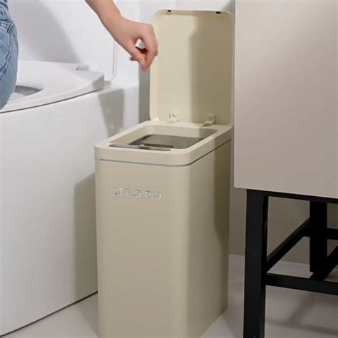 12l Smart Waste Bins Toughless Trash Can For Room Smart Trash Can