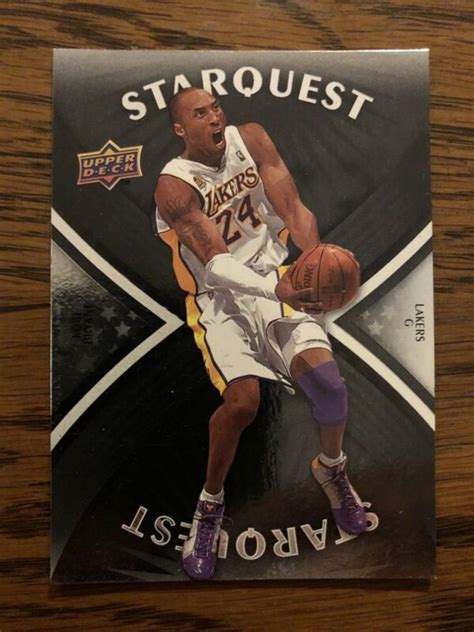 Kobe Bryant Upper Deck Starquest Card Antique Price Guide Details Page