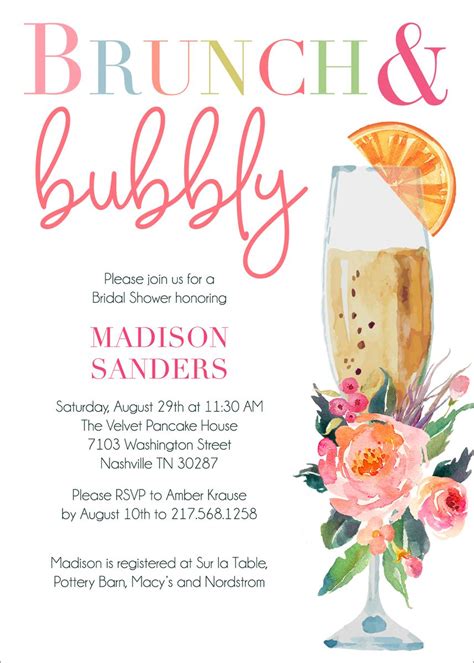 9 Shiny Marble Brunch And Bubbly Party Invitation Templates Artofit