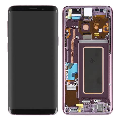 Samsung Galaxy S9 G960f G960u Purple Display Lcd Screen With Touch Digitizer Combo Folder