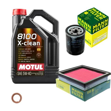 Mann Inspection Set L Motul X Clean W Pour Nissan Micra Ii