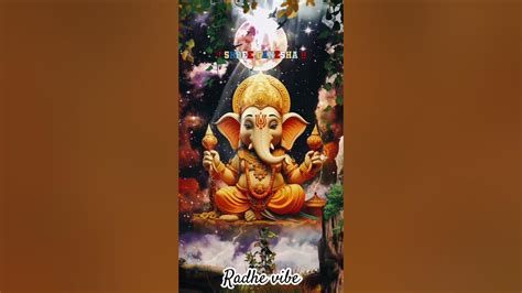 Ganpati Bappa Moriya 🕉️🙇🏻‍♂️ ️shortsfeed Ganpati Ganeshastatus