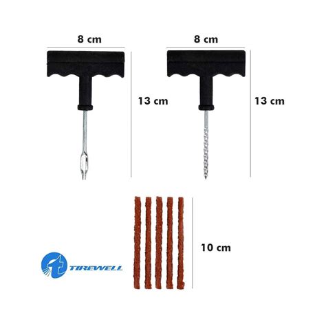 Tirewell Tw In Universal Tubeless Tyre Puncture Repair Kit