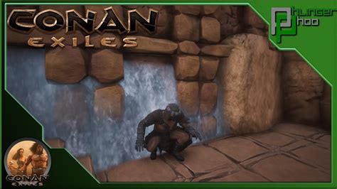 Conan Exiles 5 Building A Base With Extra Cheese Waterfall Toilet