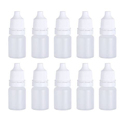 Pcs Ml Empty Plastic Squeezable Dropper Bottles Eye Liquid Dropper