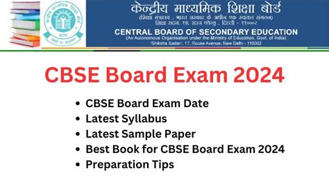 Cbse Board Exam 2024 Exam Date Out Date Sheet Exam Pattern