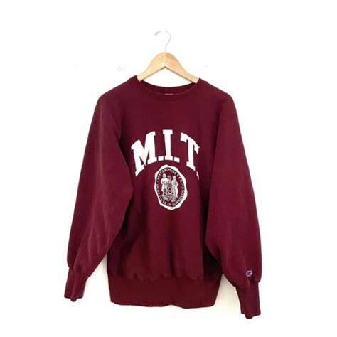 Vintage Mit Champion Reverse Weave Crewneck Sweatshirt Size Xl Crest