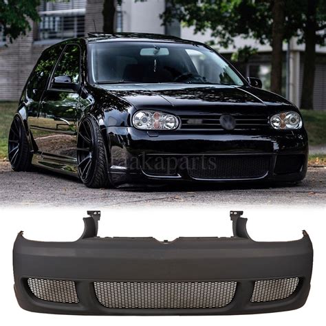 ーツマフ VW GOLF IV Front Grille incl mesh stainless steel black with