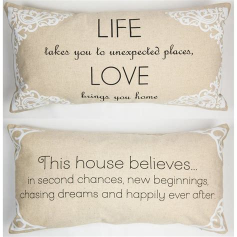 Life Takes You Places Pillow Neutral Pillows Floral Pillows Linen