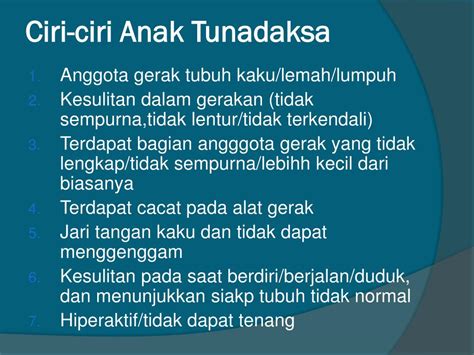 Ppt Pendidikan Anak Tuna Daksa Powerpoint Presentation Free Download