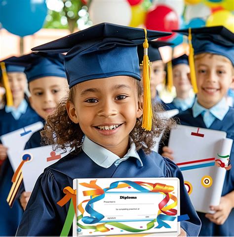 Preschool Diploma Certificate Templates At