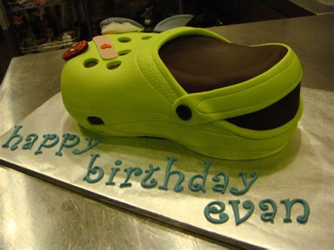 Croc Shoe Birthday Cake New Custom Birthday Cake Love Shoe Charms Pvc