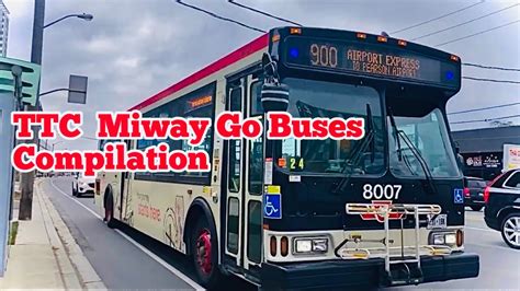 Toronto Ttc Miway Go Buses And Short Ride To Kipling 111 East Mall 8055