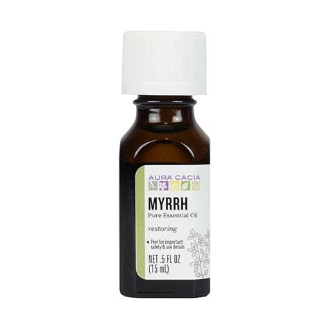 Amazon Aura Cacia 100 Pure Myrrh Essential Oil 0 5 Fl Oz