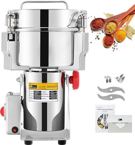 Cgoldenwall Electric Grain Grinder Mill G Stainless Steel