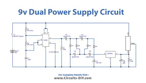 9V Dual Power Supply From Single Battery