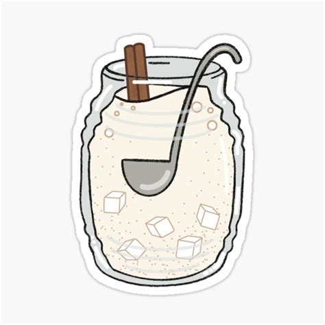 Agua Frescas Horchata Sticker For Sale By Pnwchicana Redbubble