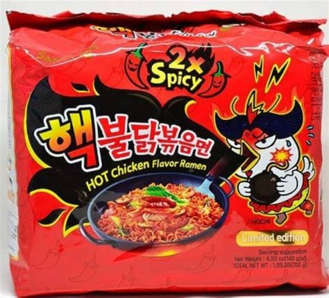 Samyang Hot Chicken Flavor Ramen 140g Pack Of 5 Double Spicy Pack Of 5 King Soopers