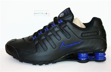 AUTHENTIC Nike Shox NZ Black Turbo Drenched Blue men sz | eBay