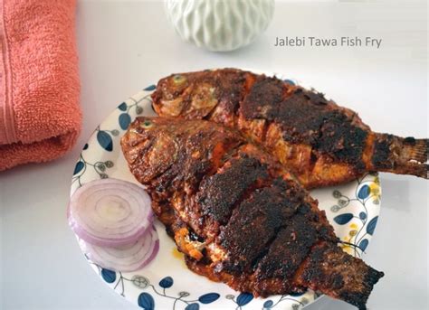 Tilapia Tawa Fish Fry Recipe Jalebi Tawa Fish Fry Crunchy Kitchen