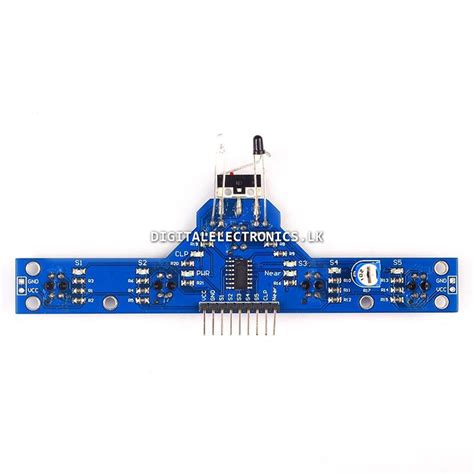 5 Way Ir Sensor Array With Obstacle And Bump Sensor Digitalelectronics