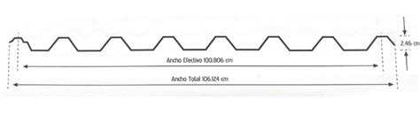 Lámina p techo SA 101 SAOSA