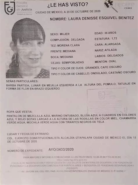 Laura Denisse Fue Encontrada En Veracruz Tras Desaparecer En Cdmx