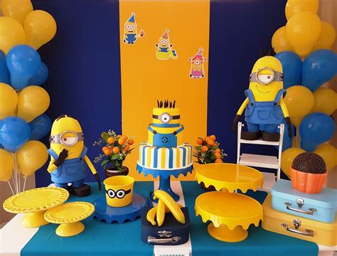 Decora O De Festa Simples Dos Minions Ltimas Decora O