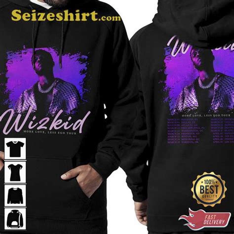 Wizkid More Love Less Ego Tour 2023 Shirt - Seizeshirt.com