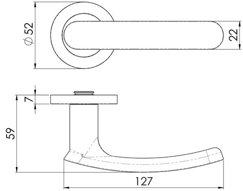 Carlisle Brass Eurospec Steelworx Swl Berlino Lever On Round Rose