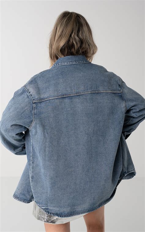 Oversized Denim Jasje Blauw Guts Gusto GUTSGUSTO