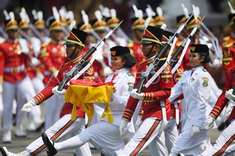 Upacara Peringatan Detik Detik Proklamasi Di Jakarta Antara Foto