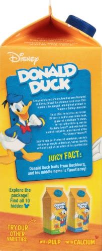 Disney Donald Duck No Pulp 100 Orange Juice 59 Fl Oz Kroger