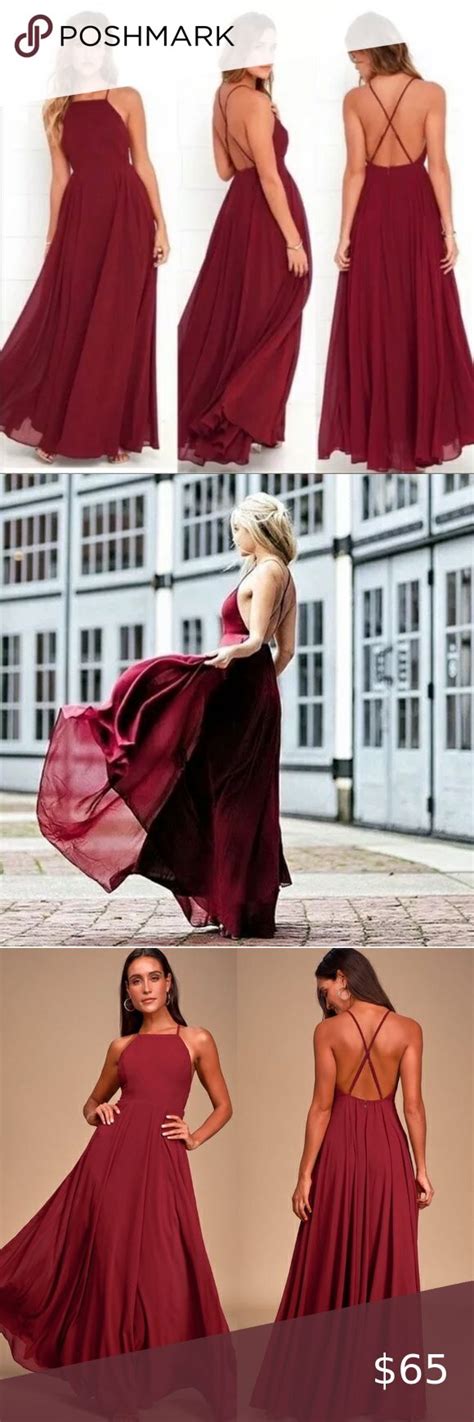 Lulus Mythical Kind Of Love Wine Red Maxi Dress Red Dress Maxi