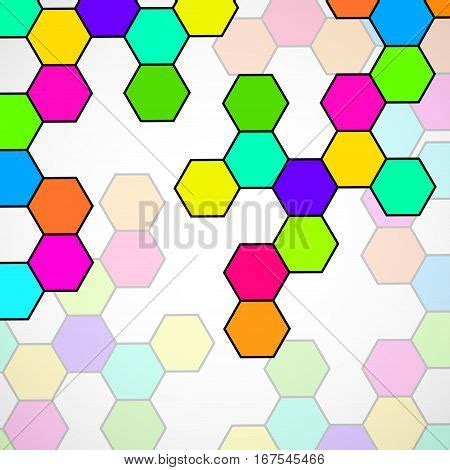 Hexagonal Molecule Vector Photo Free Trial Bigstock