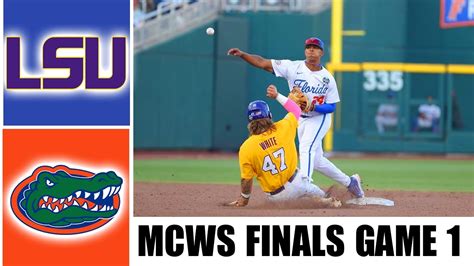 5 Lsu Vs 2 Florida Finals Game 1 Mcws Finals Game 1 2023 College World Series Full Replay